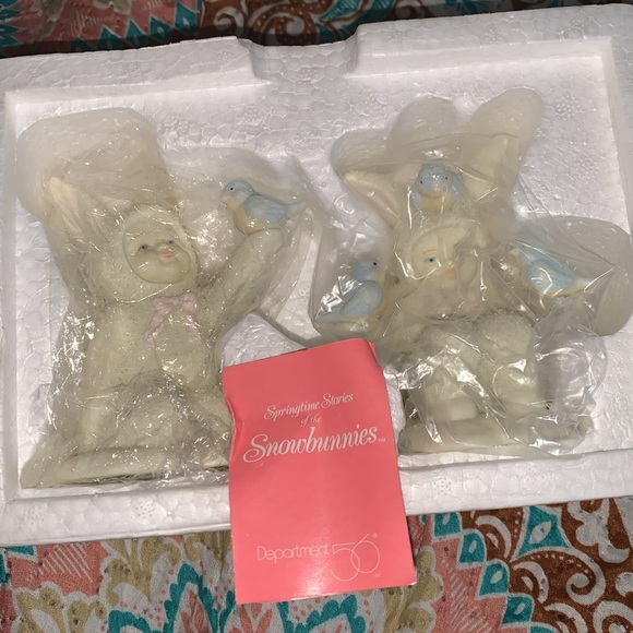 NEW IN BOX Snowbabies SPRINGTIME STORIES OF THE SNOWBUNNIES - Picture 3 of 13